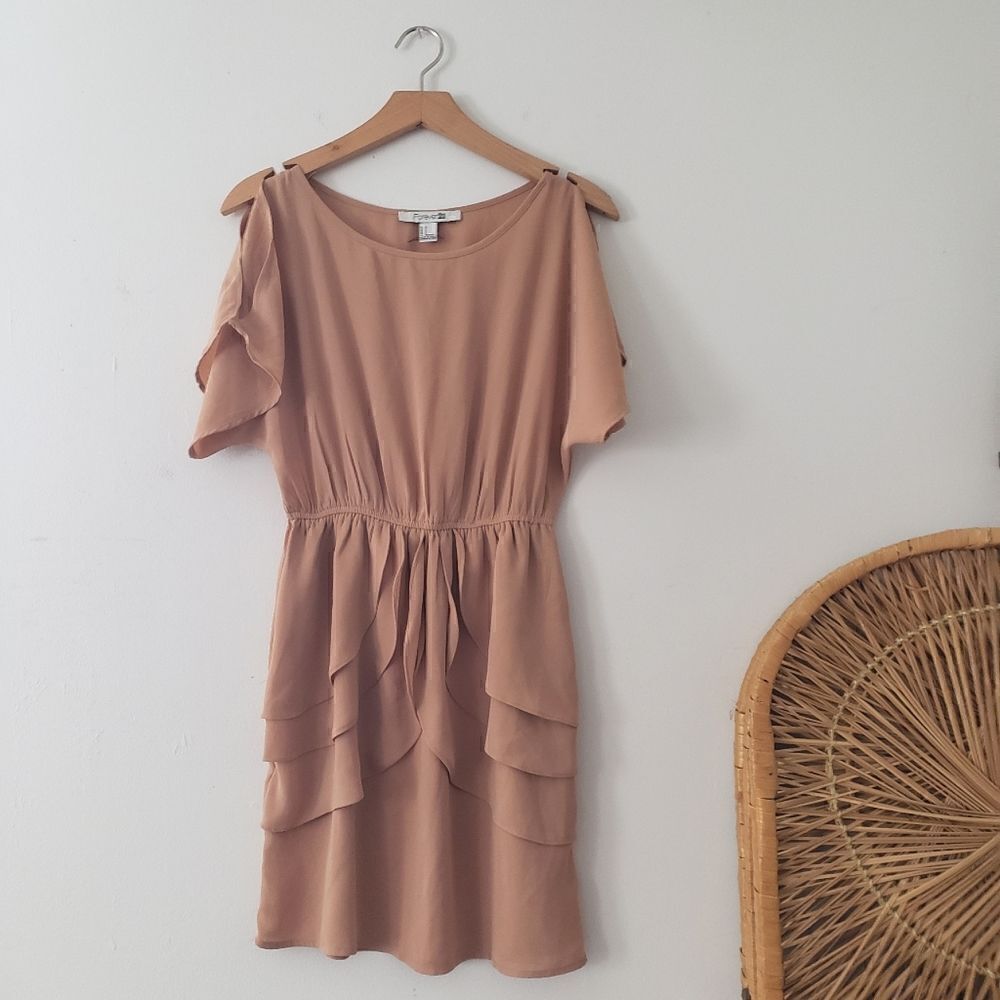 Forever21 Cold Shoulder Mini Dress S